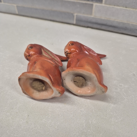 Charming Red Rabbit Figurines - Picture 4 of 7